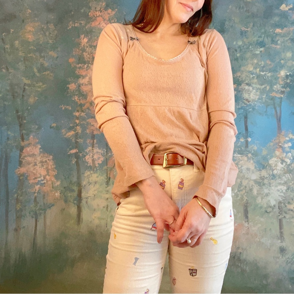 Odd Molly - pointelle tee, size 3 (large)